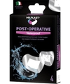 Набор пластырей медицинских Milplast Post-operative Waterproof послеоперационных на полимерной основе, влагостойкие, 4 штуки