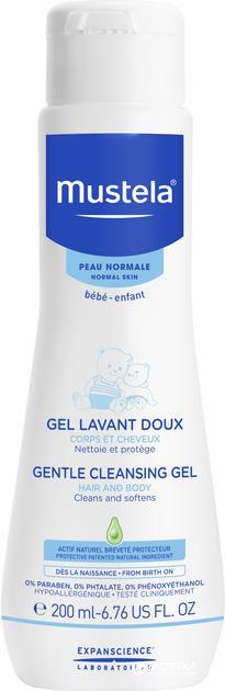 Гель для волос и тела Mustela нежное очищение, 200 мл