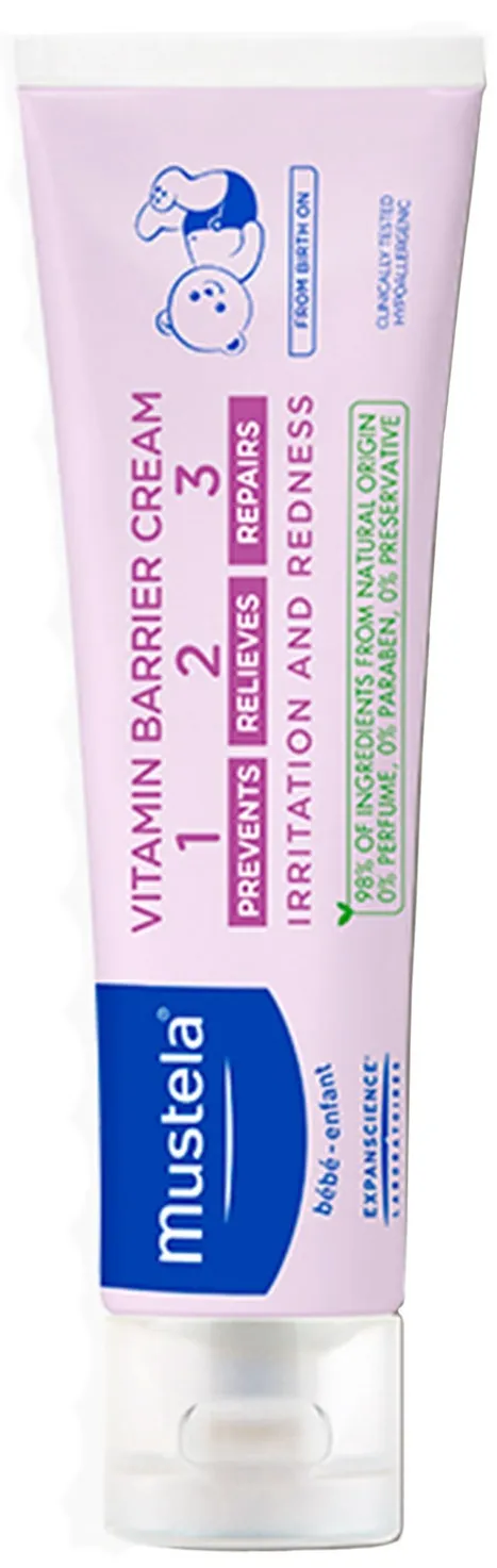Крем під підгузок Mustela Bebe 1-2-3 вітамінізований захисний, 50 мл