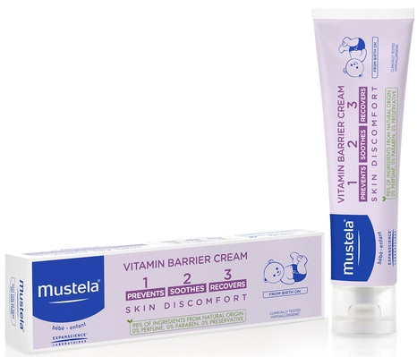 Крем под подгузник Mustela Bebe Vitamin Barrier Cream 1-2-3 , 50 мл