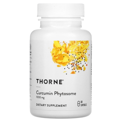 Фитосомы Куркумина Thorne Research Curcumin Phytosome 1000 мг, 60 капсул