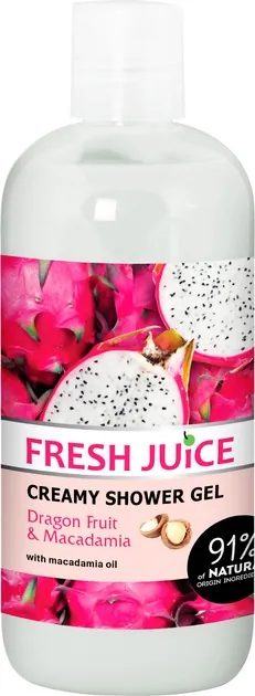 Крем-гель для душу Fresh Juice Dragon fruit & Macadamia, 500 мл
