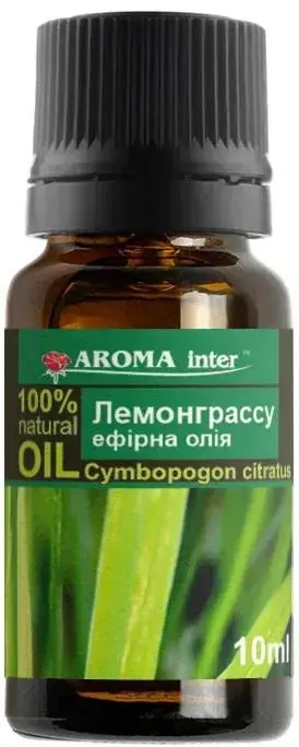Олія ефірна Aroma Inter Лемонграс, 5 мл