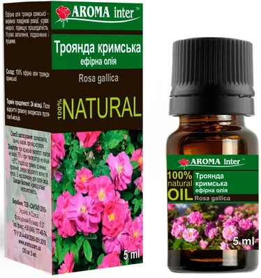 Олія ефірна Aroma Inter Троянда кримська, 5 мл