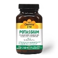 Калий Country Life Potassium 99 мг, 250 таблеток