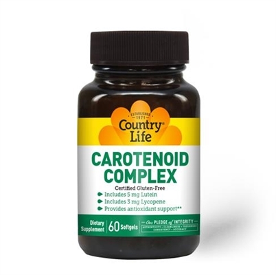 Каротиноидный комплекс Country Life Carotenoid Complex, 60 капсул