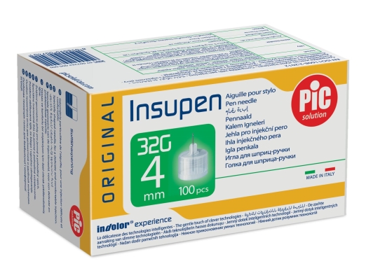 Игла для шприц-ручки Insupen G32 (0,23 x 4 мм), 100 штук