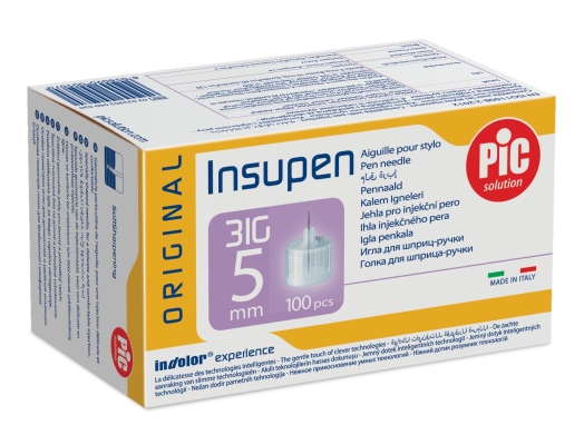 Игла для шприц-ручки Insupen G31 (0,25 x 5 мм), 100 штук