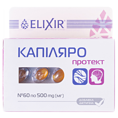 Капилляропротект капсулы по 0,5 г №60