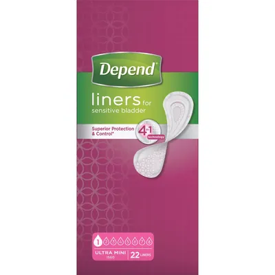 Прокладки урологічні Depend Ultra Mini, 22 штуки