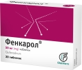 Фенкарол таблетки по 50 мг №30 (15х2)