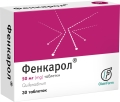 Фенкарол таблетки по 50 мг №30 (15х2)