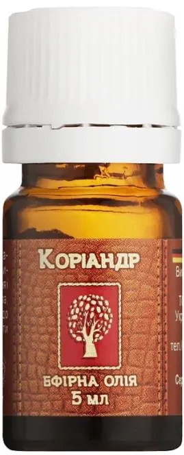 Ефірна олія Антологія Натуральної Косметики Фармаком Коріандр, 5 мл