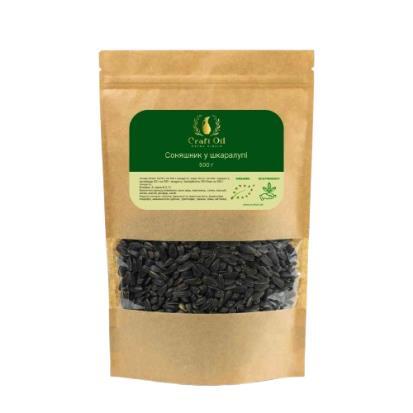 Семена подсолнечника Craft Oil в скорлупе, 500 г