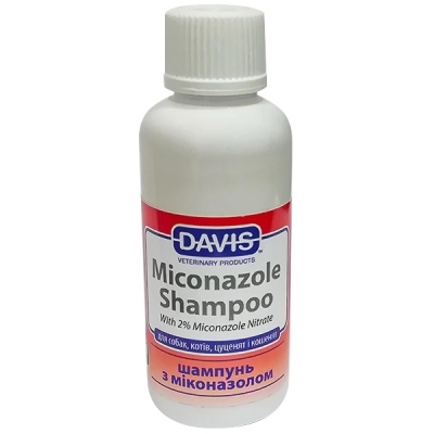Шампунь Davis Miconazole с 2% нитратом миконазола для собак и кошек, 50 мл