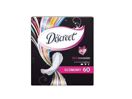Прокладки ежедневные Discreet Deo Irresistible Multiform, 60 штук