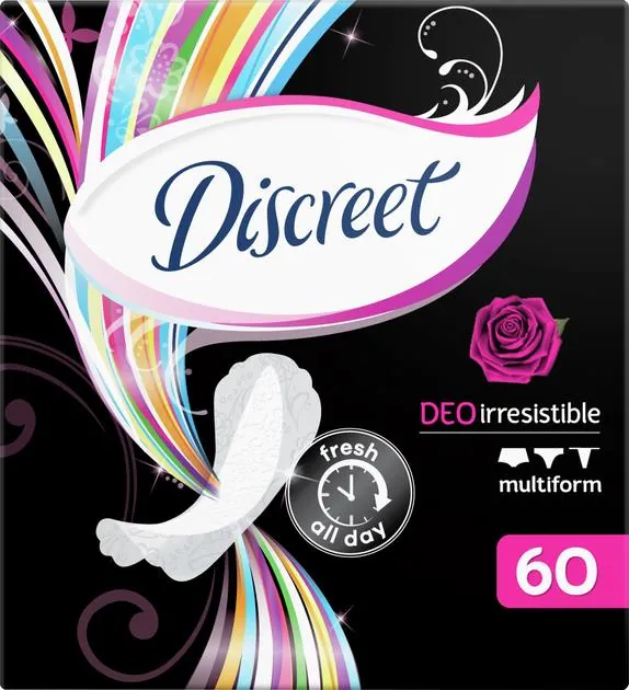 Прокладки щоденні Discreet Irresistible Deo Multiform, 60 шт
