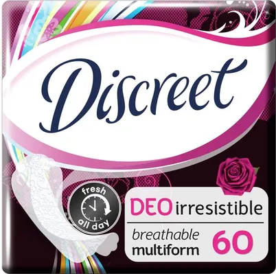 Прокладки щоденні Discreet Irresistible Deo Multiform, 60 шт