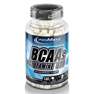 Амінокислота IronMaxx BCAA's + Glutamine 800, 130 капсул