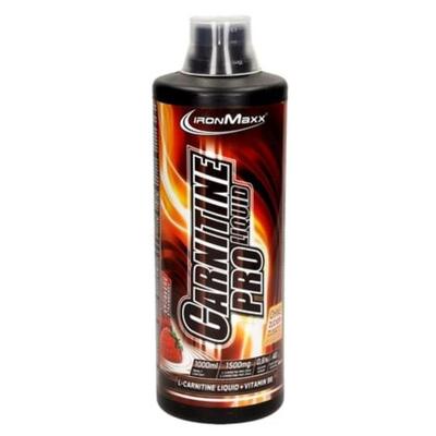 Жиросжигатель IronMaxx Carnitine Pro Liquid Клубника, 1000 мл (бутылка)