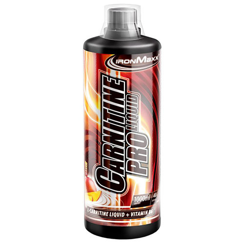 Жиросжигатель IronMaxx Carnitine Pro Liquid Манго, 1000 мл (бутылка)