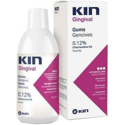 Ополаскиватель для полости рта Kin Gingival против зубного налета с хлоргексидином 0,12%, 250 мл
