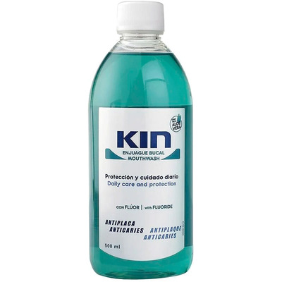 Ополаскиватель для полости рта Kin Gingival против кариеса с фтором, 500 мл