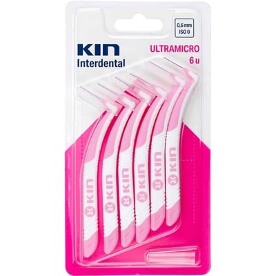 Интердентальные щетки Kin Interdental для межзубных промежутков, 0,6 мм, 6 шт