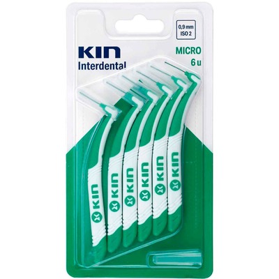 Интердентальные щетки Kin Interdental для межзубных промежутков, 0,9 мм, 6 шт