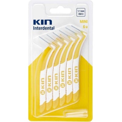 Интердентальные щетки Kin Interdental для межзубных промежутков, 1,1 мм, 6 шт