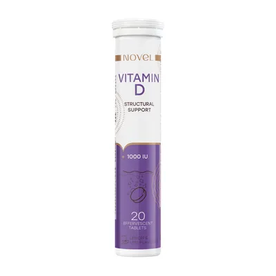 Вітаміни Novel Structural Support Vitamin D 1000 MО таблетки шипучі №20