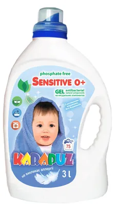 Гель для прання Karapuz Карапуз Sensitive для дитячої білизни, 3 л