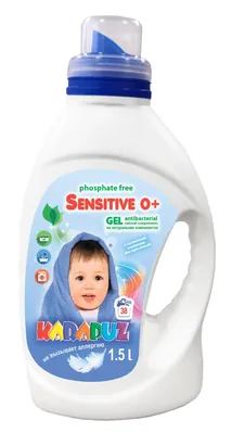 Гель для прання Karapuz Карапуз Sensitive для дитячої білизни, 1,5 л