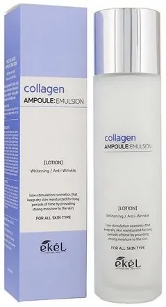 Емульсія для обличчя Ekel Collagen Ampoule Emulsion з колагеном, 150 мл