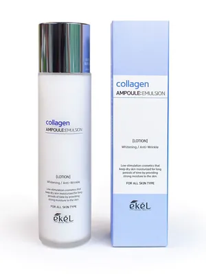 Емульсія для обличчя Ekel Collagen Ampoule Emulsion з колагеном, 150 мл