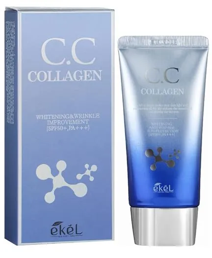 Крем для обличчя Ekel Collagen СС Cream SPF50+/PA+++ з колагеном, 50 мл