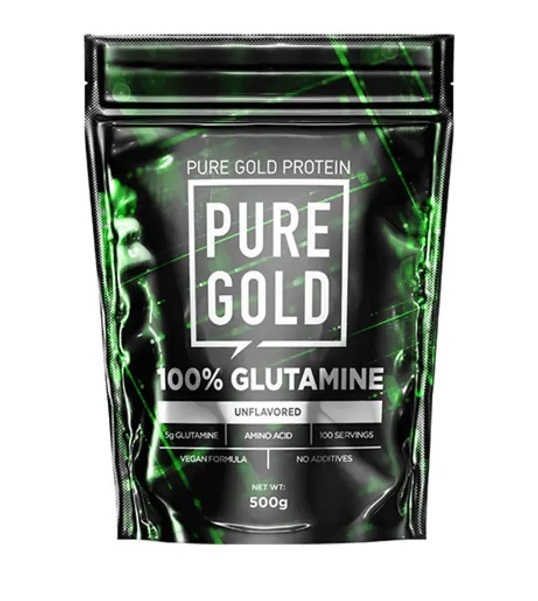 Глютамин Pure Gold L-Glutamine, без смаку, 500 г
