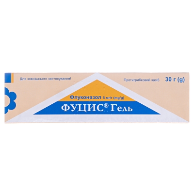 Фуцис гель 5 мг/г по 30 г в тубах