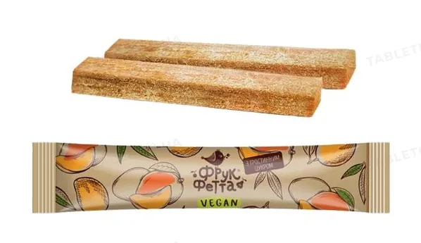 Цукерки Фрукфетта Vegan манго з тростинним цукром, 20 г