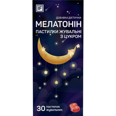 Мелатонін жувальні пастилки №30