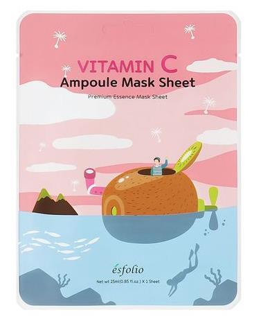 Маска для лица Esfolio Vitamin C Ampoule Mask Sheet с витамином С, 25 мл