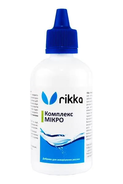 Комплекс Мікро Rikka добрива для акваріумних рослин, 100 мл
