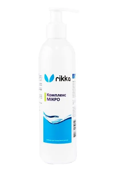 Комплекс Мікро Rikka добрива для акваріумних рослин, 250 мл