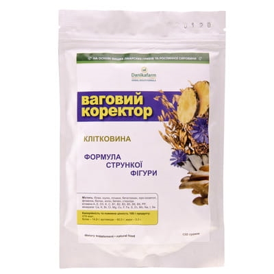 Клетчатка Весовой корректор ДаникаФарм по 150 г в пач.