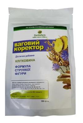 Клітковина Ваговий коректор ДанікаФарм по 150 г в пач.