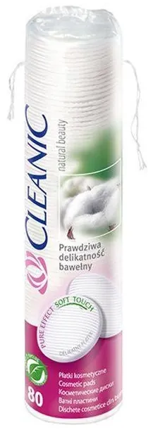 Ватні диски Cleanic Pure Effect, 80 штук