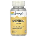 Селен Solaray Selenium 200 мкг, 100 вегетарианских капсул