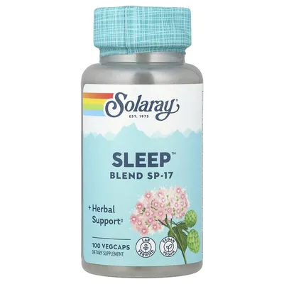 Спокійний сон Solaray Sleep Blend SP-17, 100 вегетаріанських капсул