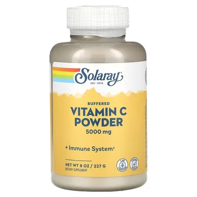 Вітамін С Solaray Buffered Vitamin C Powder 5000 мг, 227 г