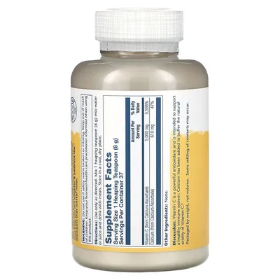 Вітамін С Solaray Buffered Vitamin C Powder 5000 мг, 227 г